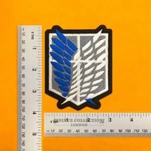 Alternative view of Attack on Titan Survey Corps Emblem Patch – Premium Embroidered Iron On or Sew On
