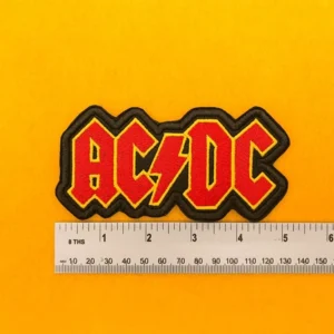 Alternative view of AC/DC Patch – Premium Embroidered Iron On or Sew On