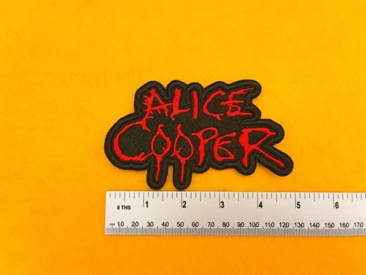 Alice Cooper Patch – Premium Embroidered Iron On or Sew On