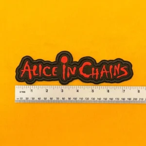Alternative view of Alice in Chains Patch – Premium Embroidered Iron On or Sew On