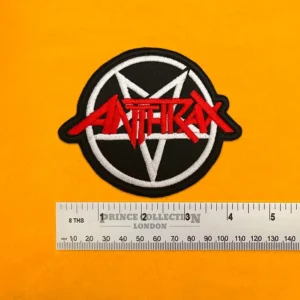 Anthrax Patch – Premium Embroidered Iron On or Sew On