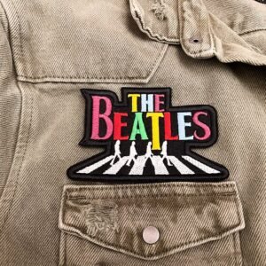 Alternative view of The Beatles Classic Logo Patch – Premium Embroidered Iron On or Sew On