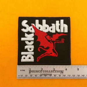 Black Sabbath Patch – Premium Embroidered Iron On or Sew On