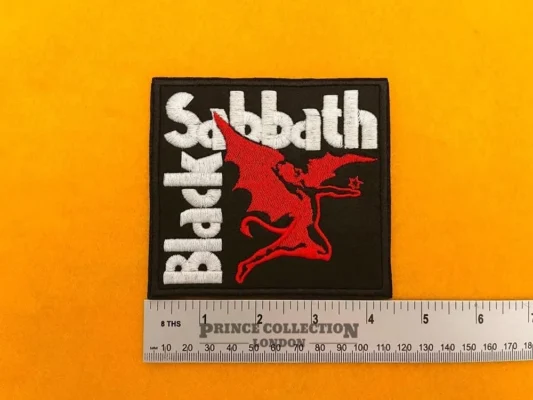 Black Sabbath Patch – Premium Embroidered Iron On or Sew On