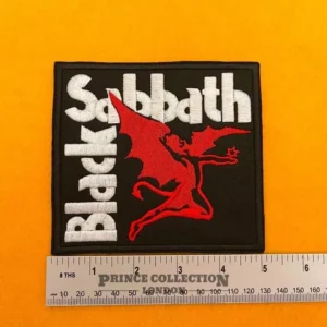Alternative view of Black Sabbath Patch – Premium Embroidered Iron On or Sew On