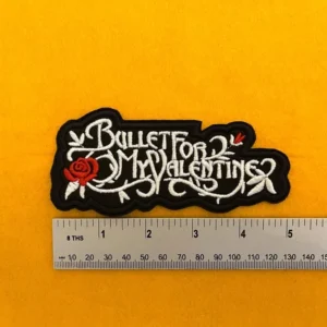 Bullet for My Valentine Patch – Premium Embroidered Iron On or Sew On