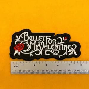Alternative view of Bullet for My Valentine Patch – Premium Embroidered Iron On or Sew On