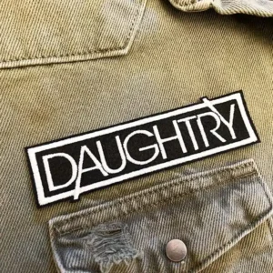 Daughtry Patch – Premium Embroidered Iron On or Sew On