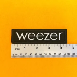 Weezer Logo Patch 1 – Premium Embroidered Iron On or Sew On