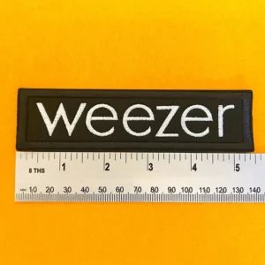 Alternative view of Weezer Logo Patch 1 – Premium Embroidered Iron On or Sew On
